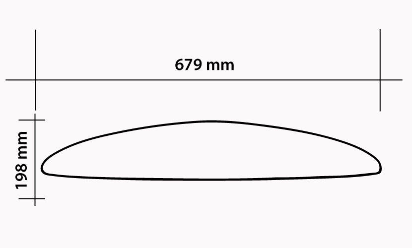 Ala Frontale 679 Kite/Surf/Wing - 990 CM2 specs