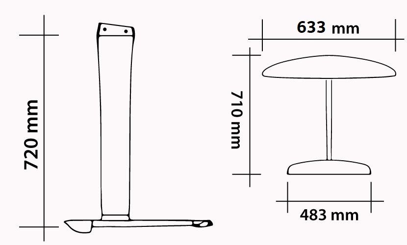 Kit M72C40 - W633 - S483 - FS710 CARBON KITE FREERIDE - ONDA specs